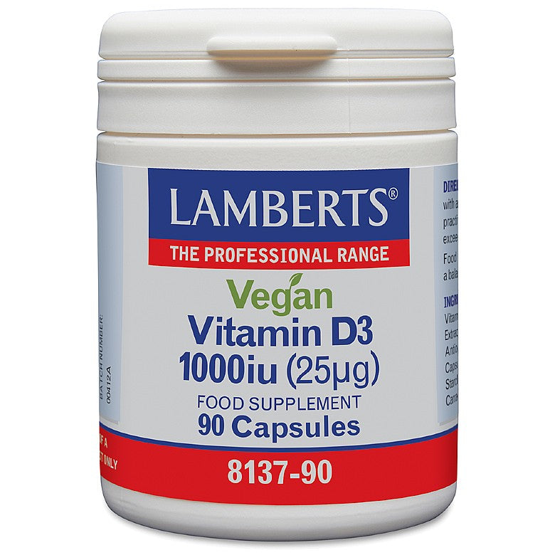 Vegan D3 1000iu, 90 Capsules
