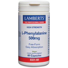 L-Phenylalanine 500mg, 60 Capsules