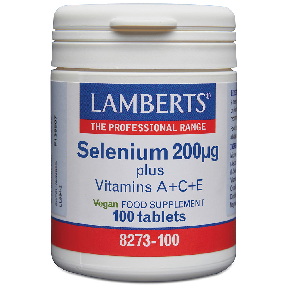 Selenium 200ug + ACE, 100 Tablets