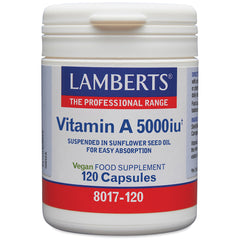 Vitamin A 5000iu, 120 Capsules