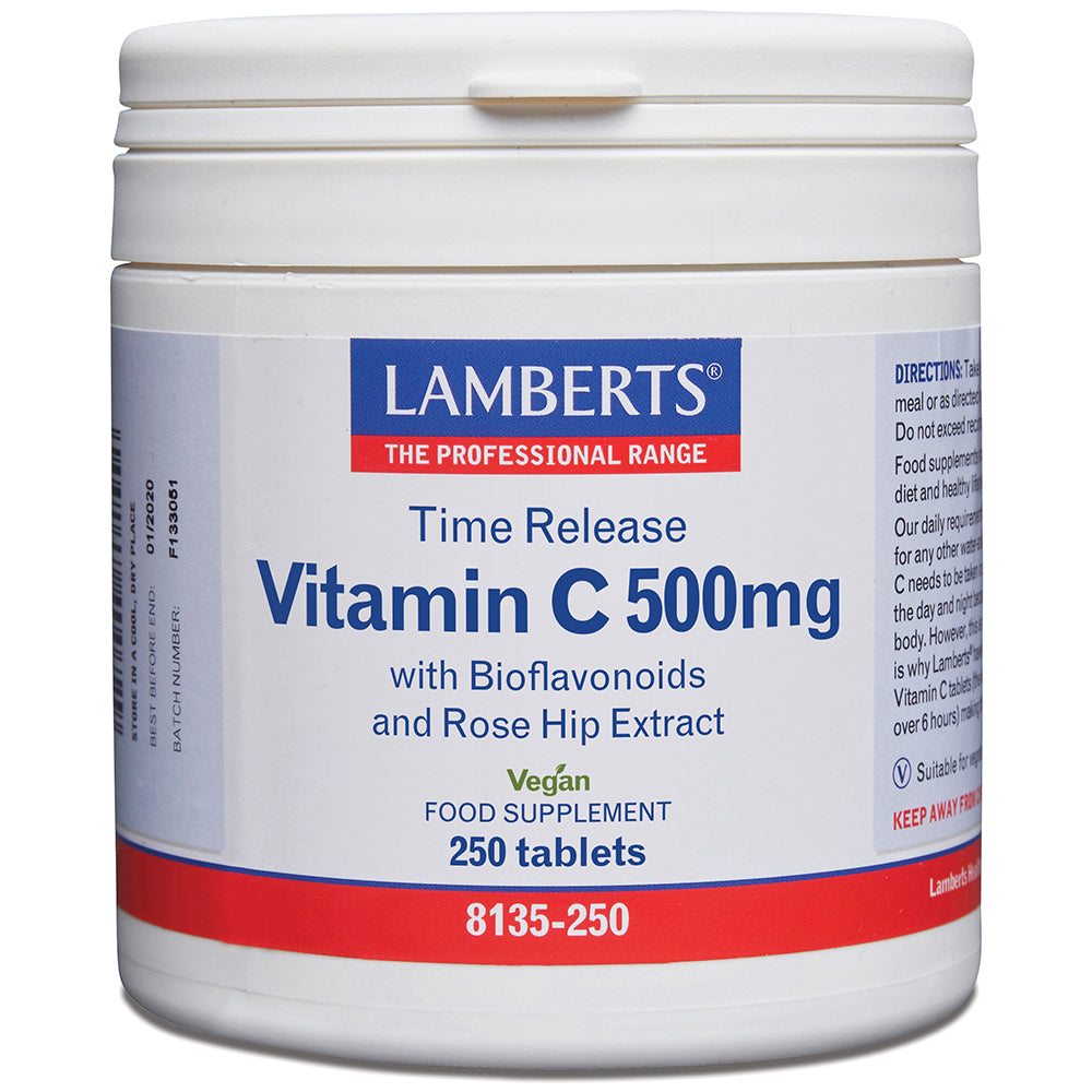 Vitamin C- Time Release 500mg, 250 Tablets