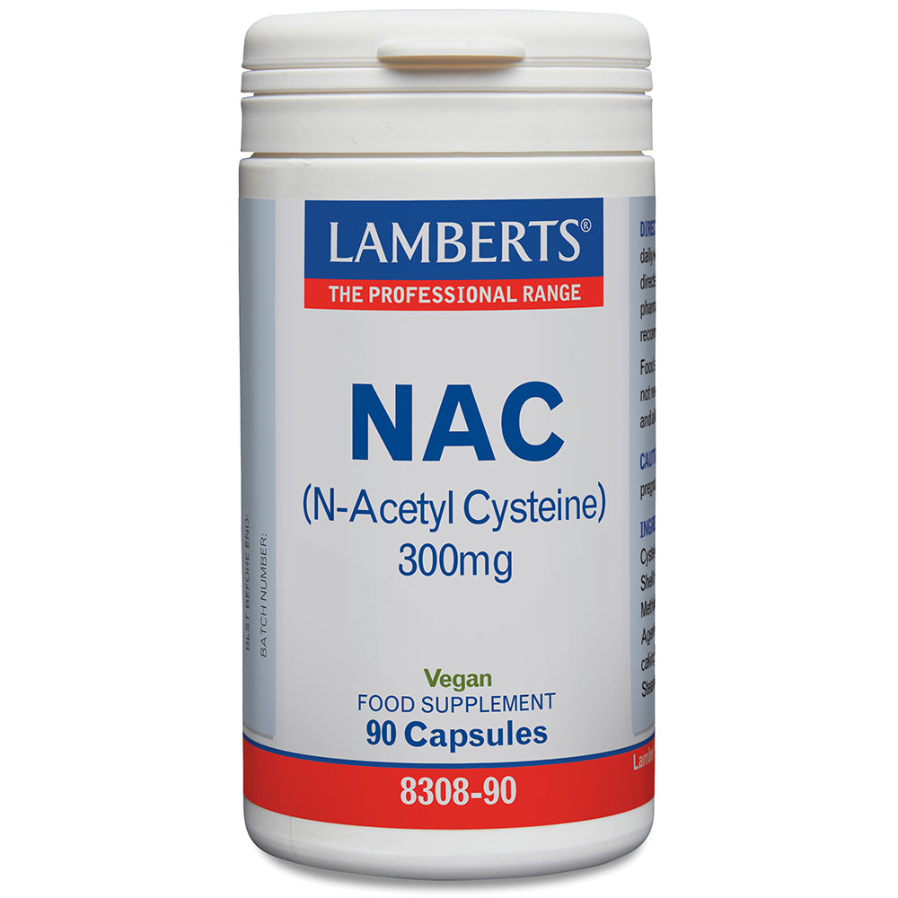 N-Acetyl Cysteine (NAC) 300mg, 90 Capsules