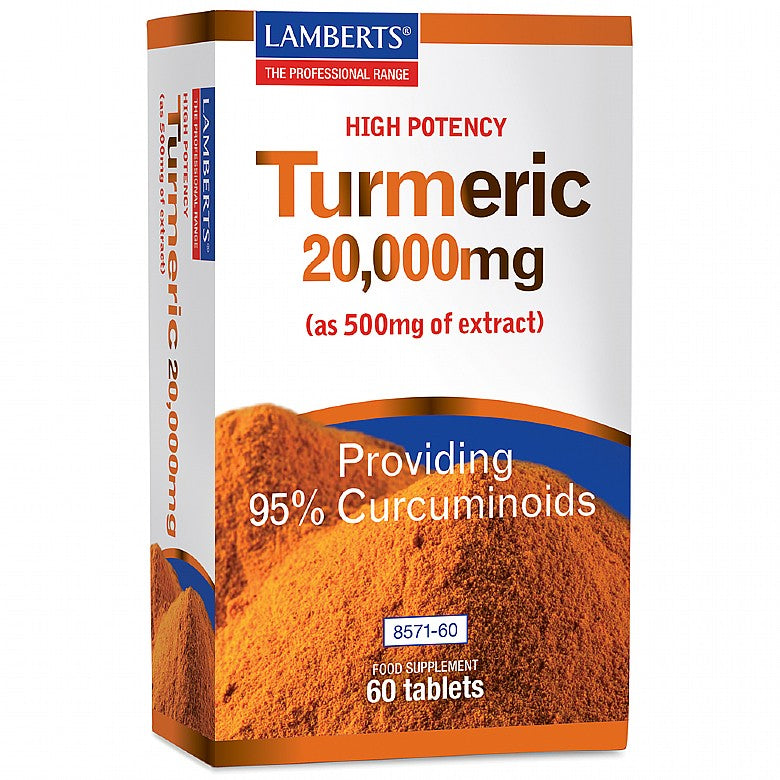 Turmeric 20,000mg, 60 Tablets