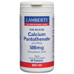 Calcium Pantothenate 500 (Vitamin B5) 500mg, 60 Tablets