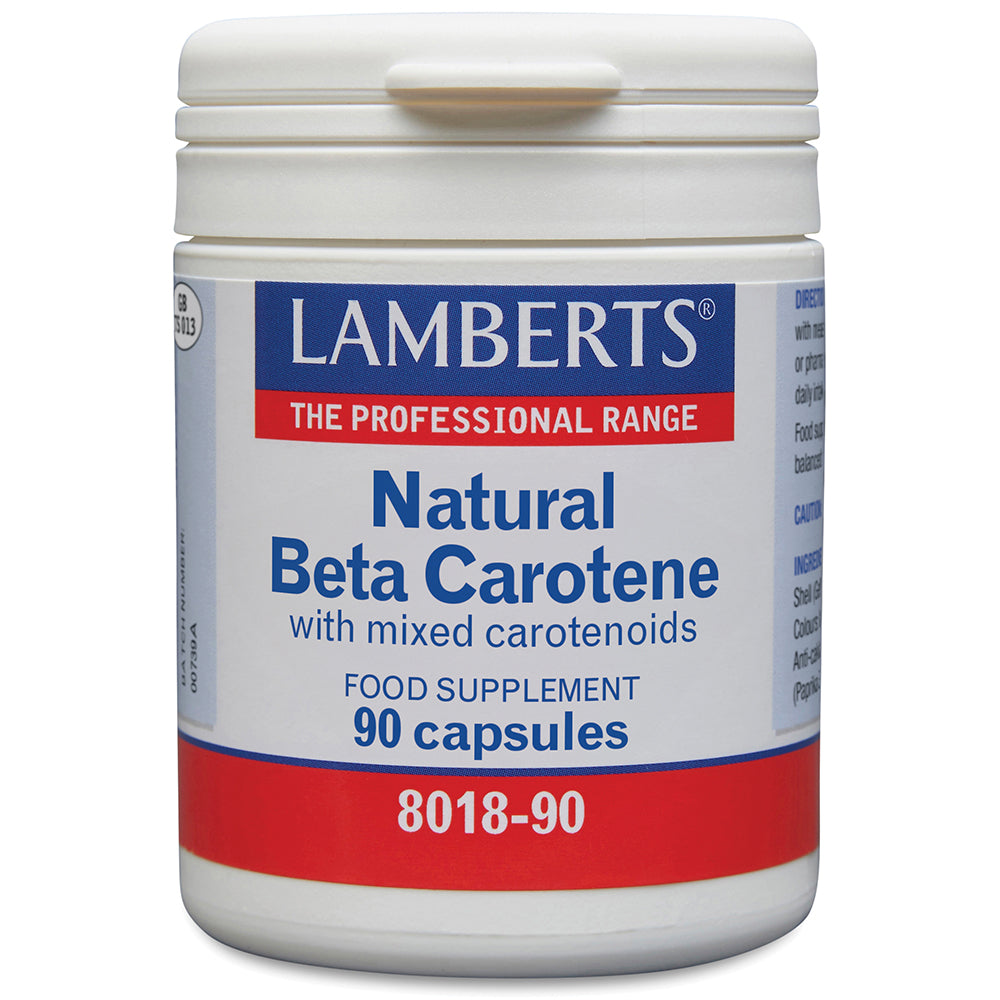 Natural Beta Carotene 15mg, 120 Capsules