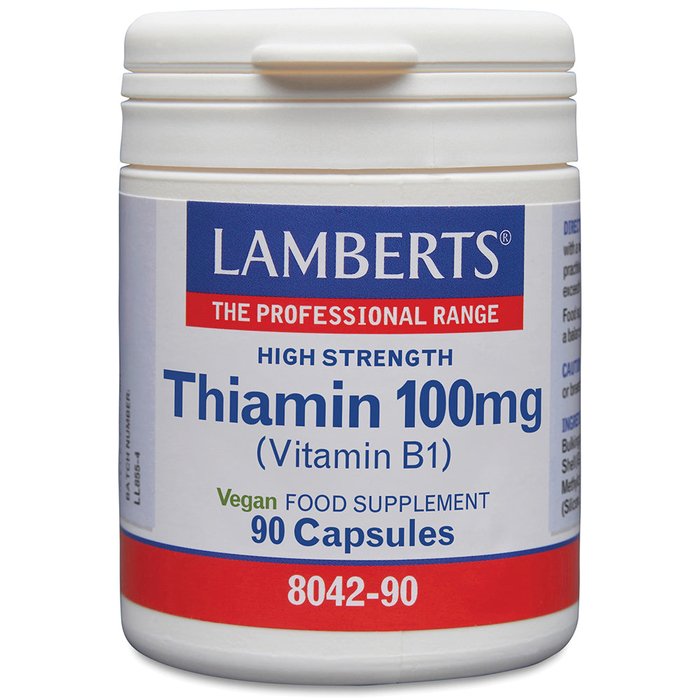 Thiamin 100mg (Vitamin B1), 90 Capsules