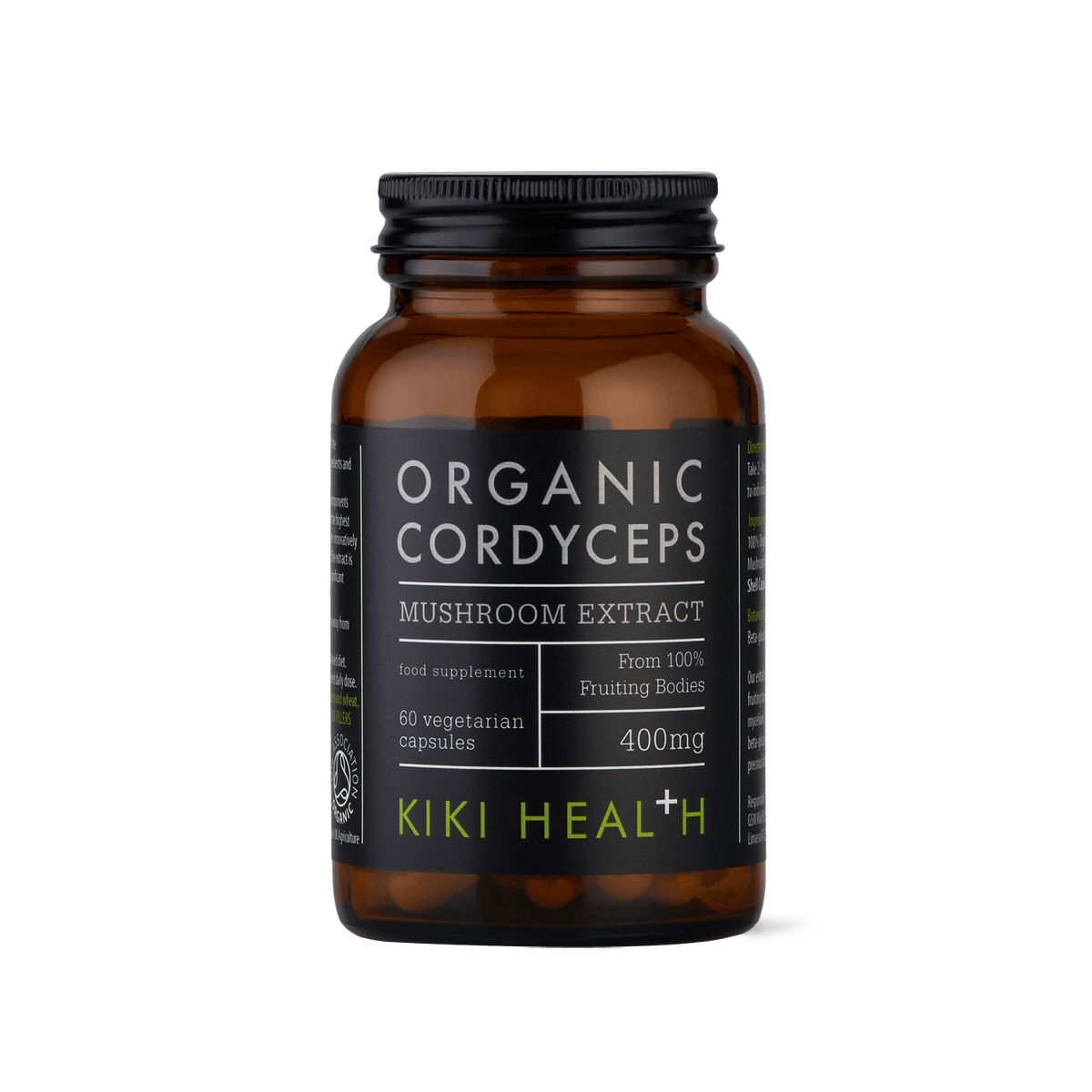 Organic Cordyceps Mushroom Extract Vegicaps