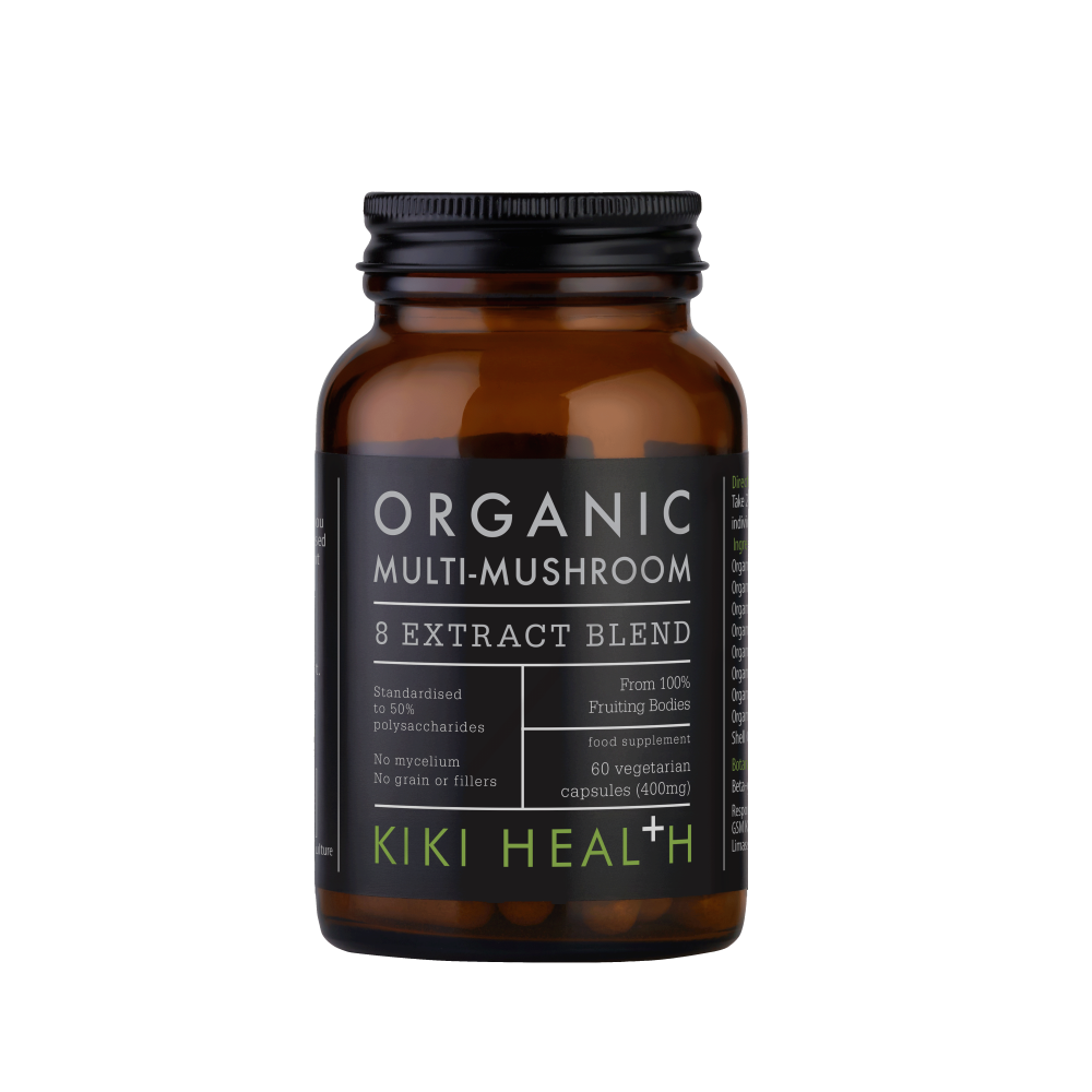 Organic 8 Multi Mushroom Extract Blend - 60 Vegicaps