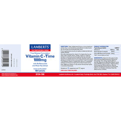 Vitamin C-Time Release 1000mg, 180 Tablets