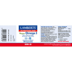 Vegan Omega 750mg, 30 Capsules