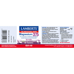 Magnesium 375, 60 Tablets