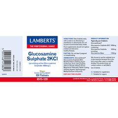Glucosamine Sulphate 2KCL, 120 Tablets