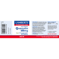 Quercetin 500mg, 60 Tablets
