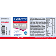 Multi-Guard Sugar Control, 120 Tablets
