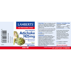 Artichoke 7425mg, 60 Tablets