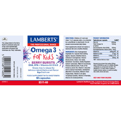 Omega 3 for Kids, 60 Capsules