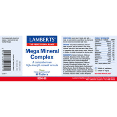Mega Mineral Complex, 90 Tablets