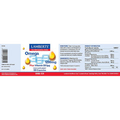 Omega 3, 6 and 9, 120 Capsules