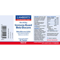 Immune-Guard Beta Glucans, 60 Tablets