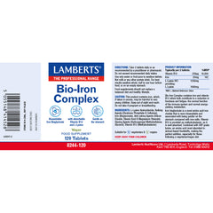 Bio-Iron Complex, 120 Tablets