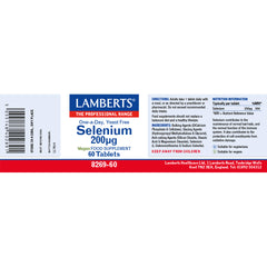 Selenium 200mcg, 60 Tablets