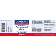 Pycnogenol 40mg, 60 Capsules
