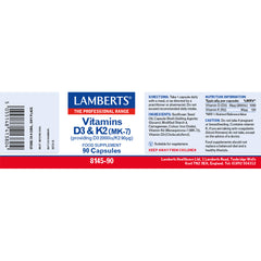 Vitamin D3 2000iu and K2, 90 Capsules