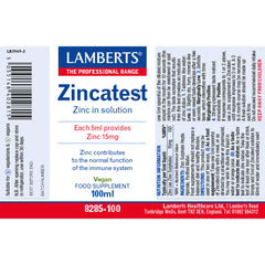 Zincatest, 100ml Liquid