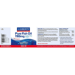 Pure Fish Oil 1100mg, 60 Capsules