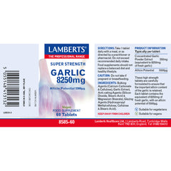 Garlic 8250mg, 60 Tablets