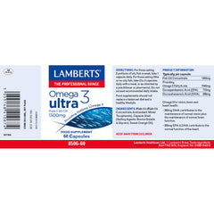 Omega 3 Ultra 1300mg, 60 Capsules