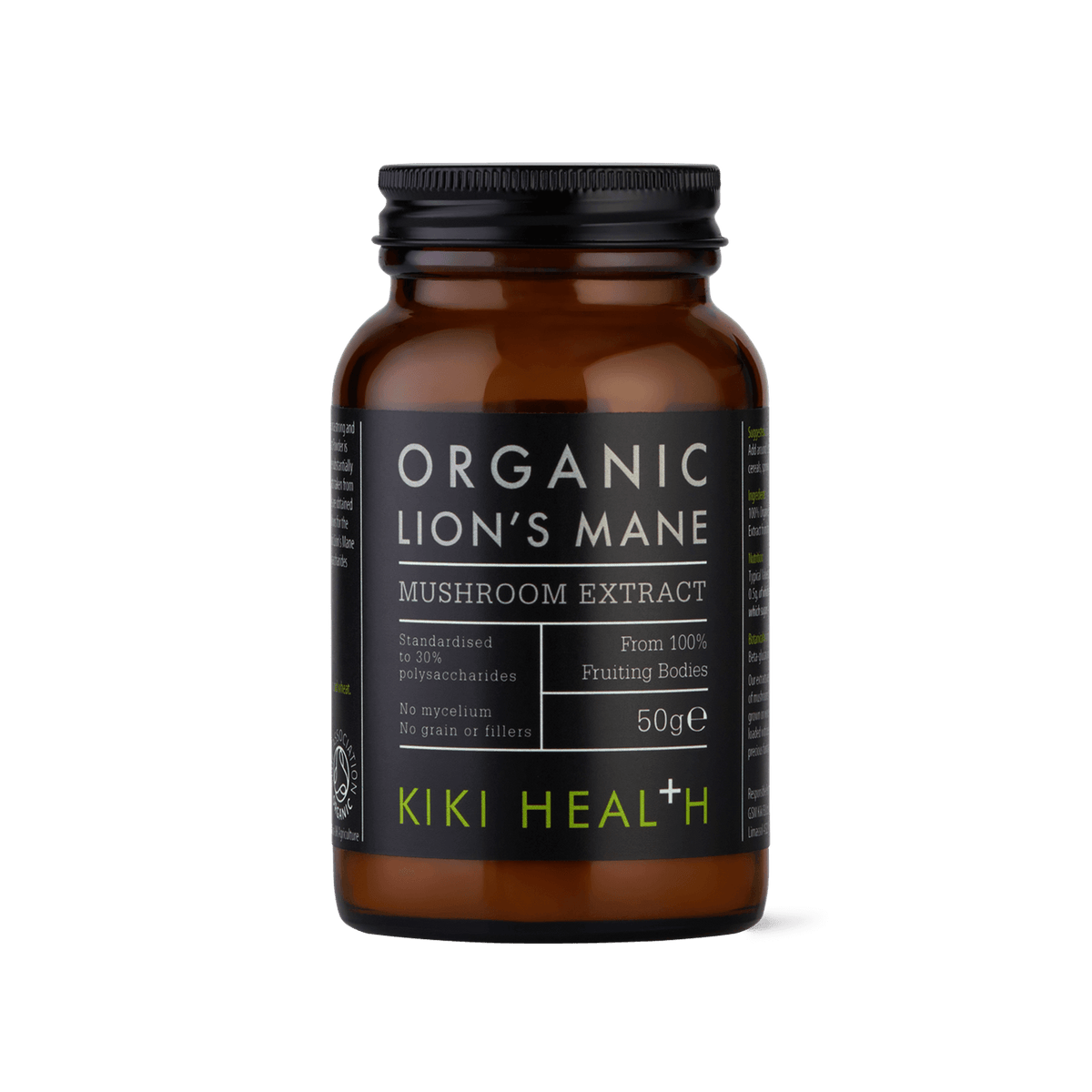 Organic Lion's Mane Mushroom Extract Powder 50g