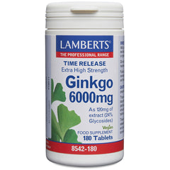 Ginkgo 6000mg, 180 Tablets