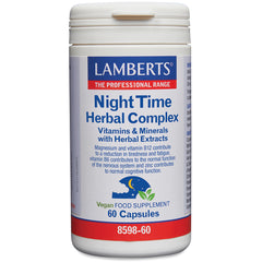 Night Time Herbal Complex, 60 Capsules