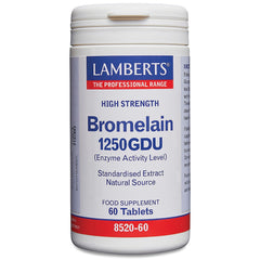 Bromelain 1250GDU, 60 Tablets