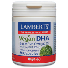 Vegan DHA 250mg, 60 Capsules
