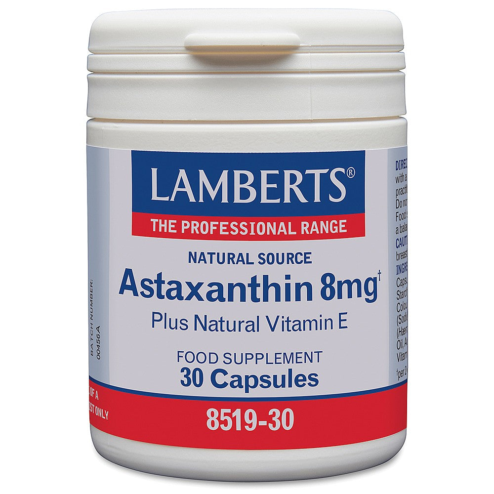 Astaxanthin 8mg, 30 Capsules
