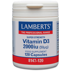 Vitamin D3 2000iu, 120 Capsules