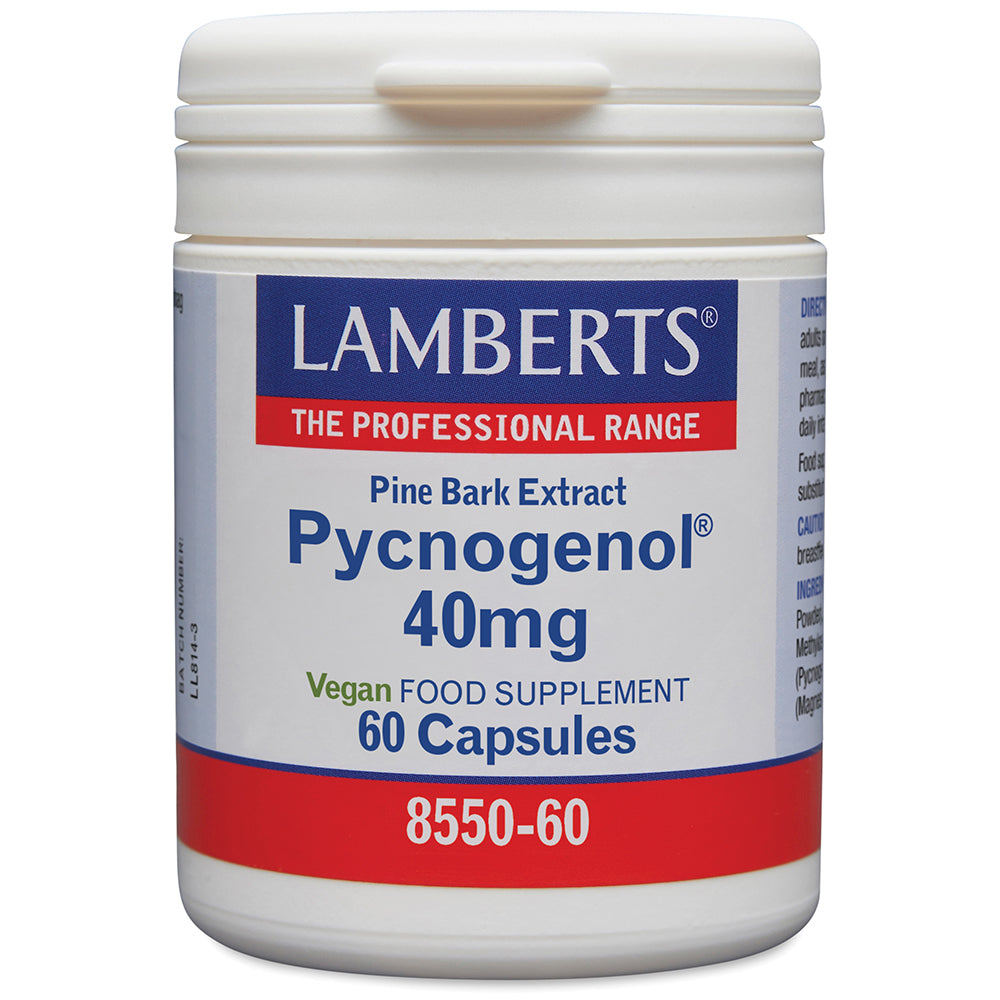 Pycnogenol 40mg, 60 Capsules