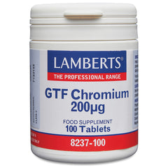 GTF Chromium 200mcg, 100 Tablets