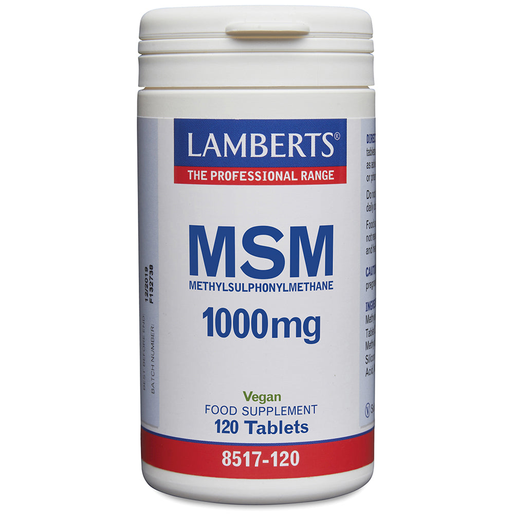 MSM 1000mg, 120 Tablets