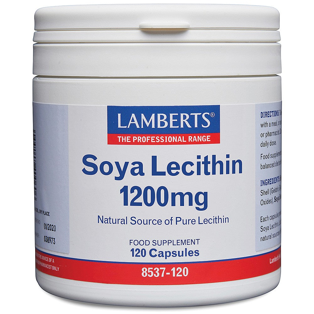 Soya Lecithin 1200mg, 120 Capsules
