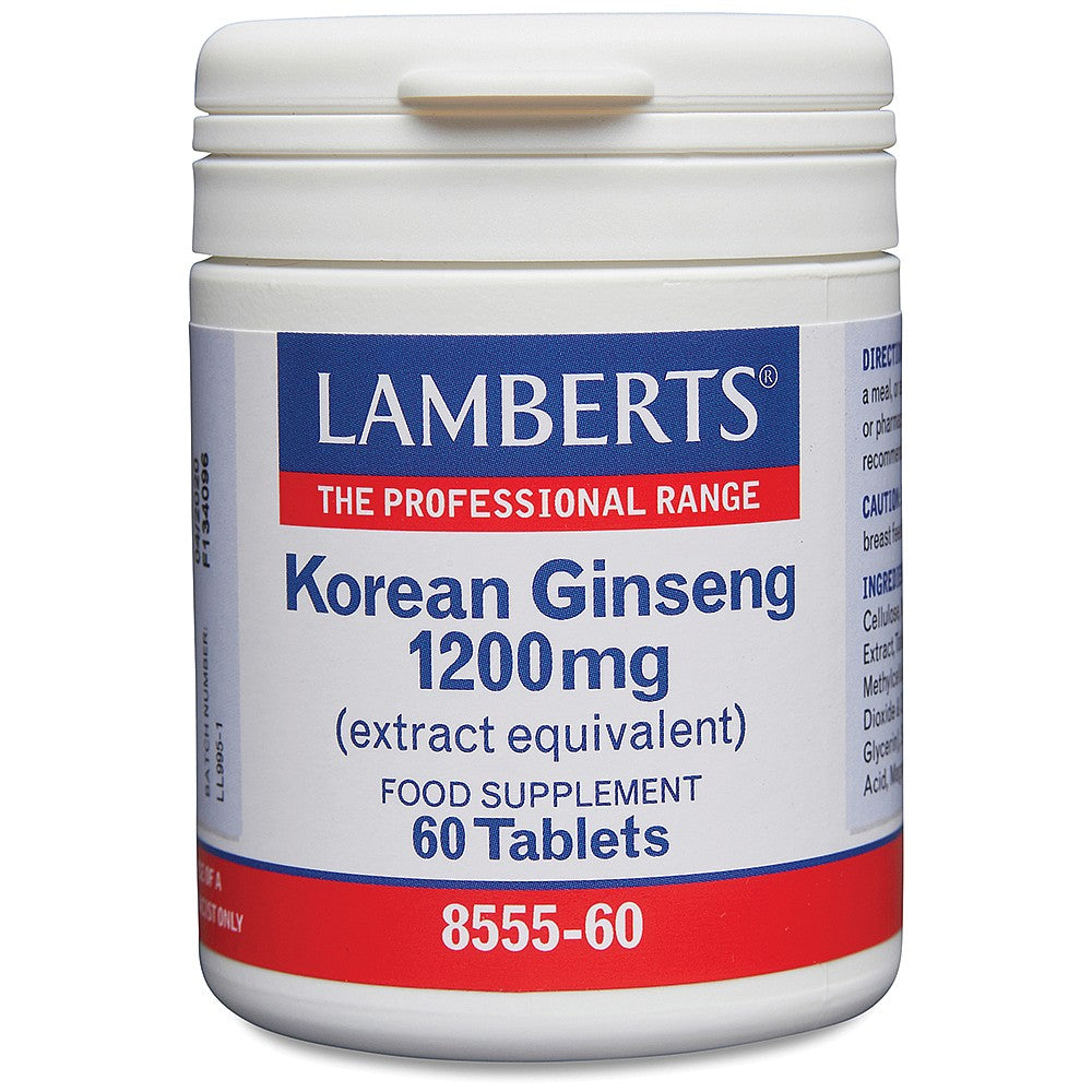 Korean Ginseng 1200mg, 60 Tablets