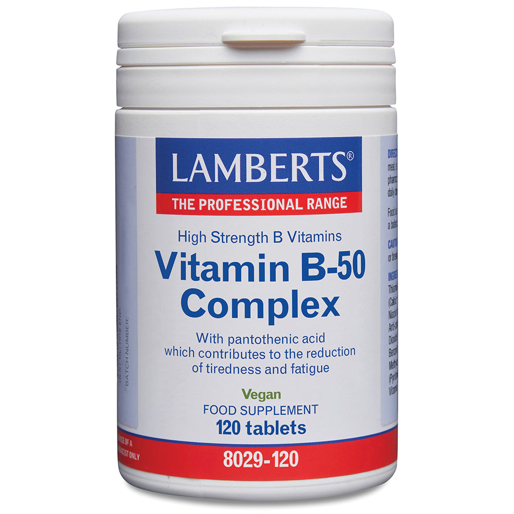 Vitamin B-50 Complex, 120 Tablets
