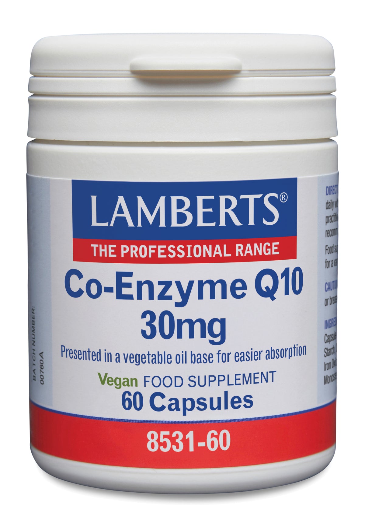 Co-Enzyme Q10 30mg, 60 Capsules