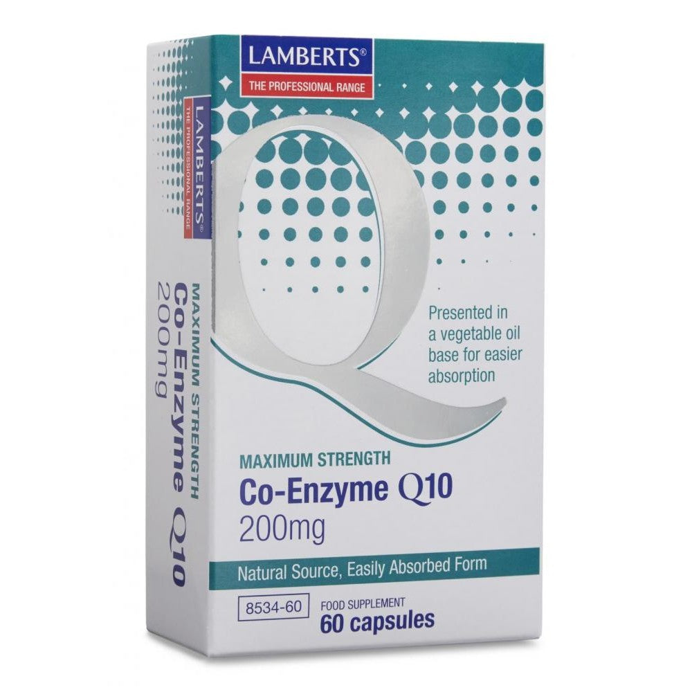 Co-Enzyme Q10 200mg, 60 Capsules