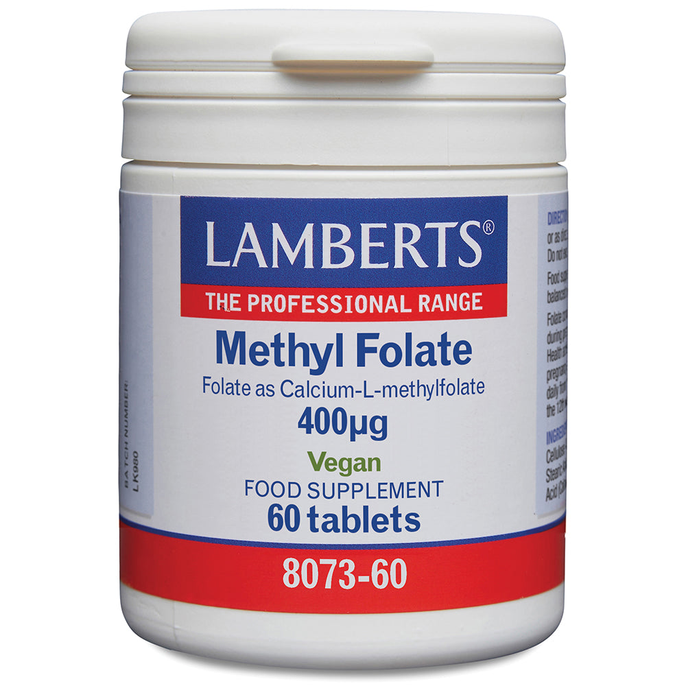 Methyl Folate 400mcg, 60 Tablets