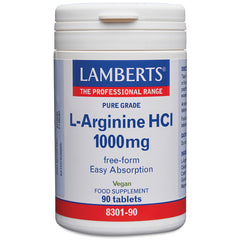 L-Arginine 1000mg, 90 Tablets