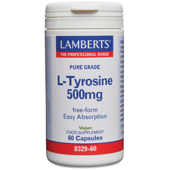 L-Tyrosine 500mg, 60 Capsules