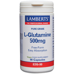 L-Glutamine 500mg, 90 Capsules